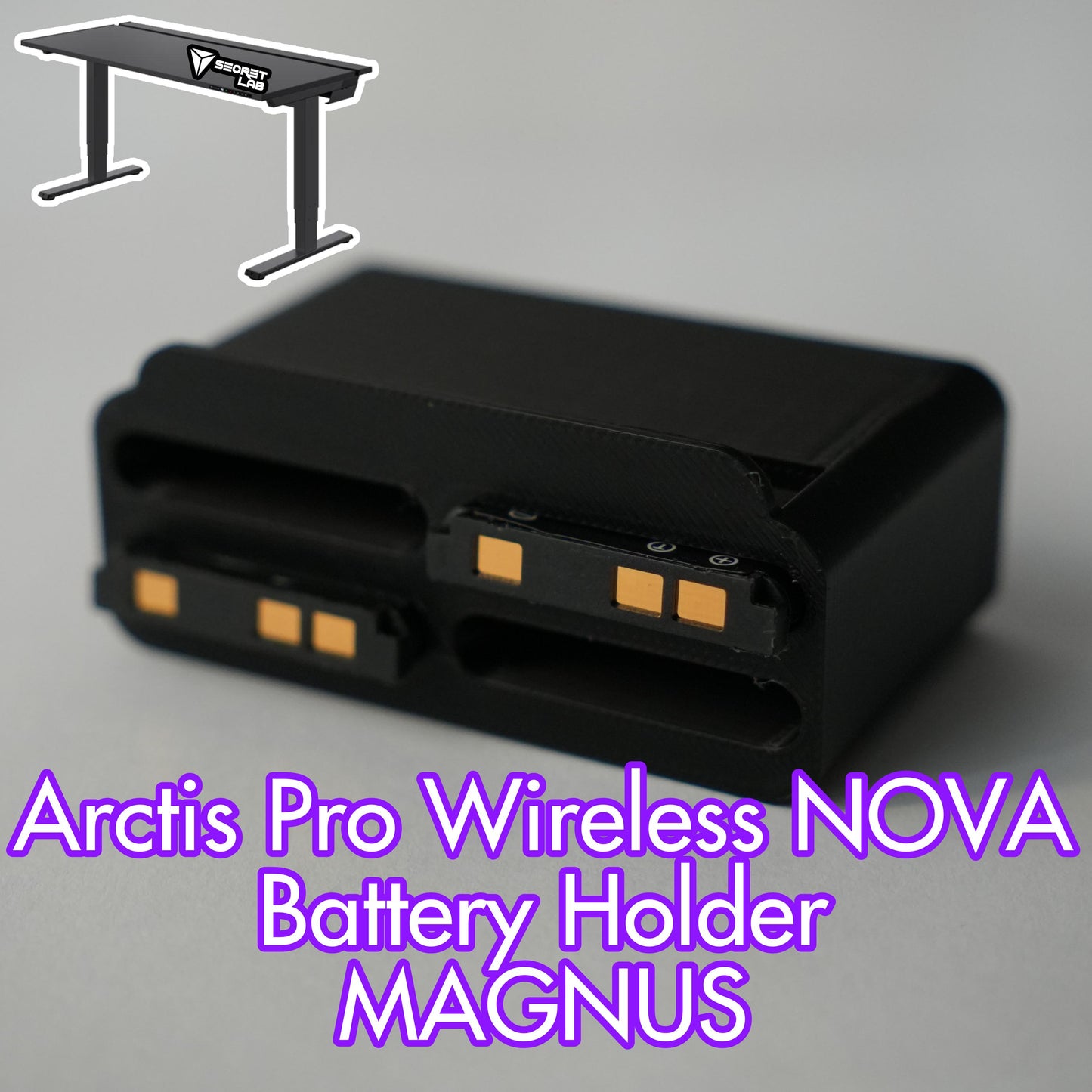 Arctis Pro Wireless NOVA Secretlab Battery Holder MAGNUS