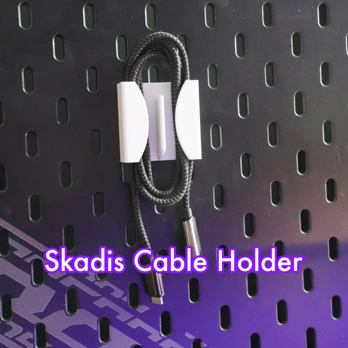 Ikea Skadis/Uppspel Cable Holder