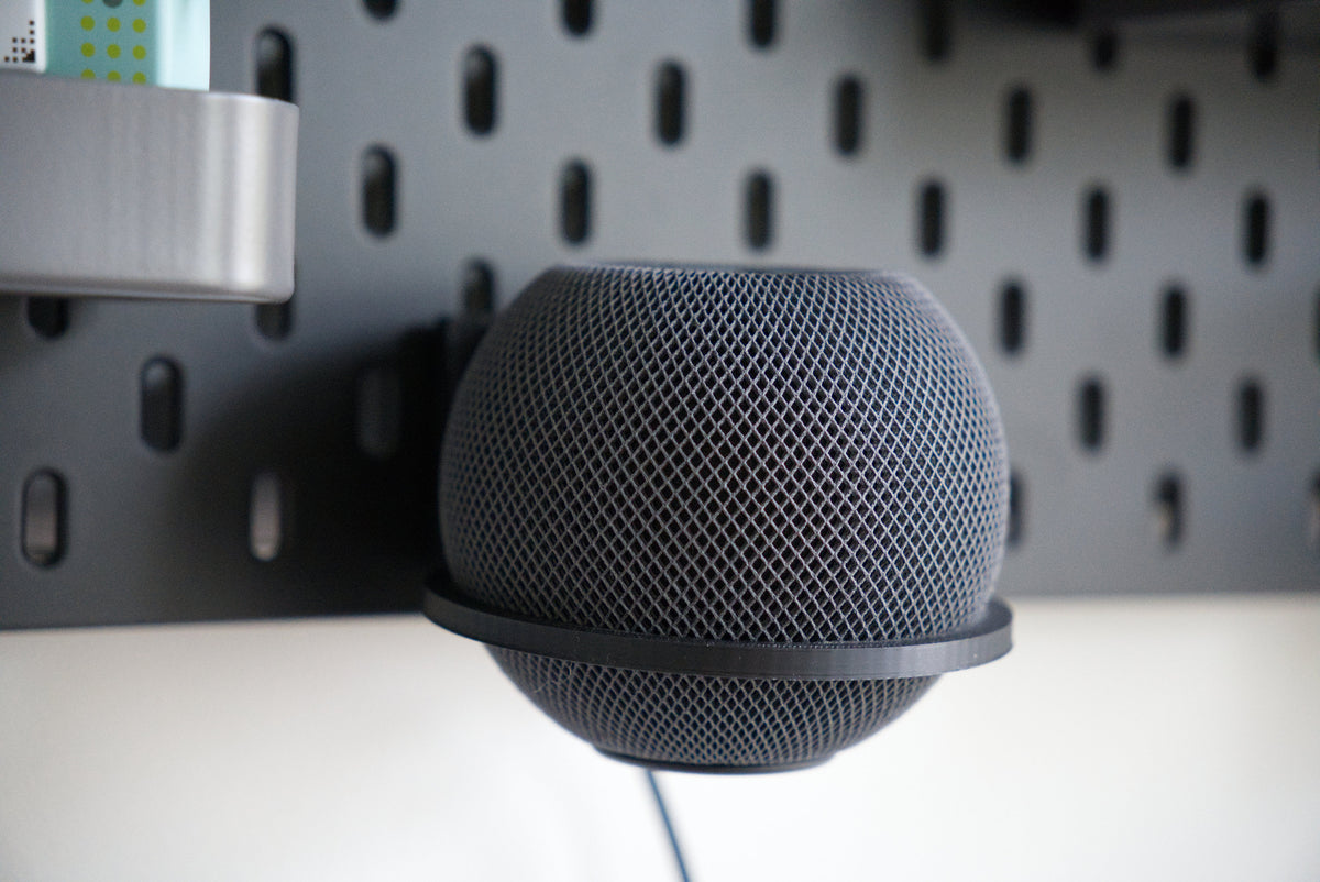 HomePod mini holder for IKEA SKÅDIS and UPPSPEL pegboards