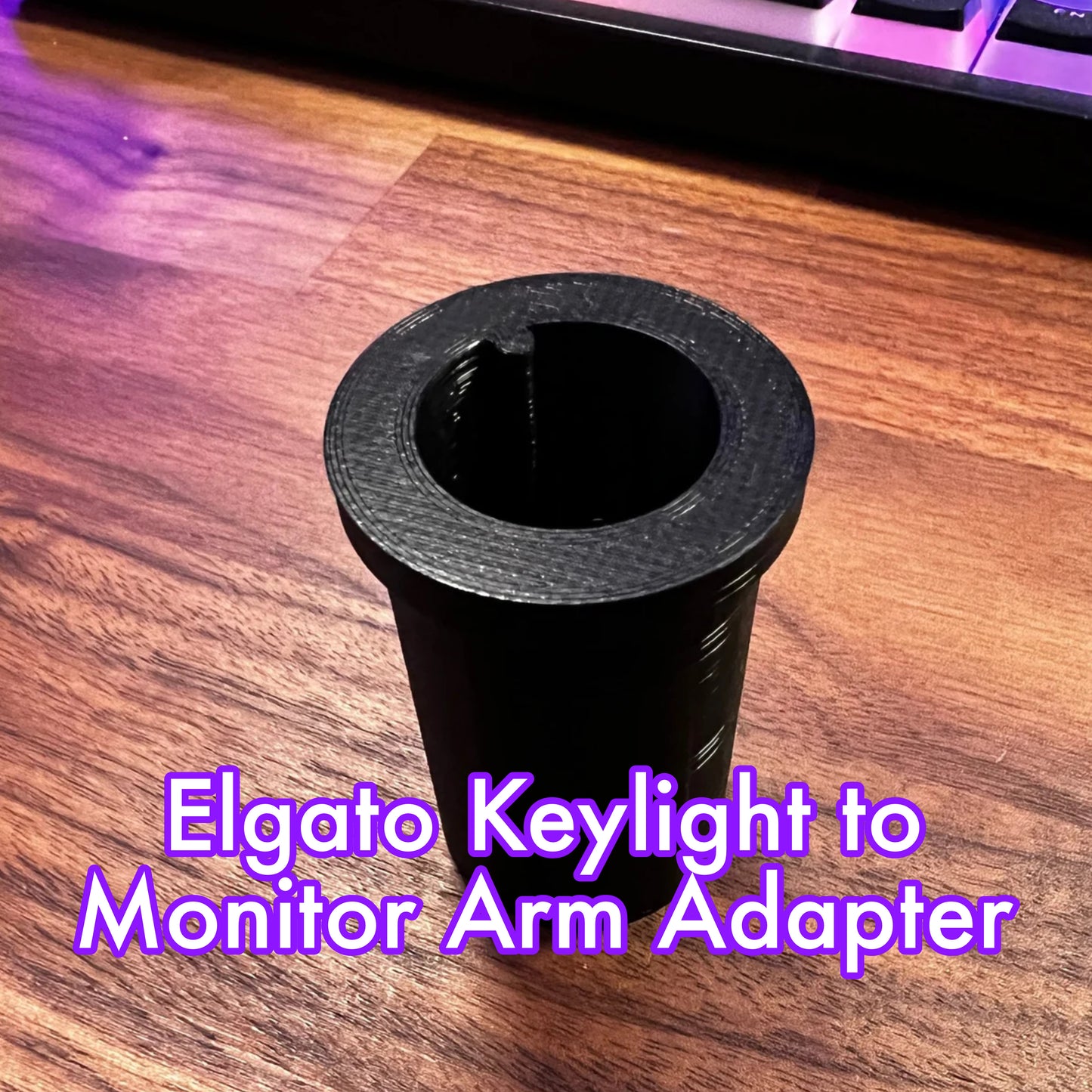 Elgato Keylight to Monitor Arm Adapter
