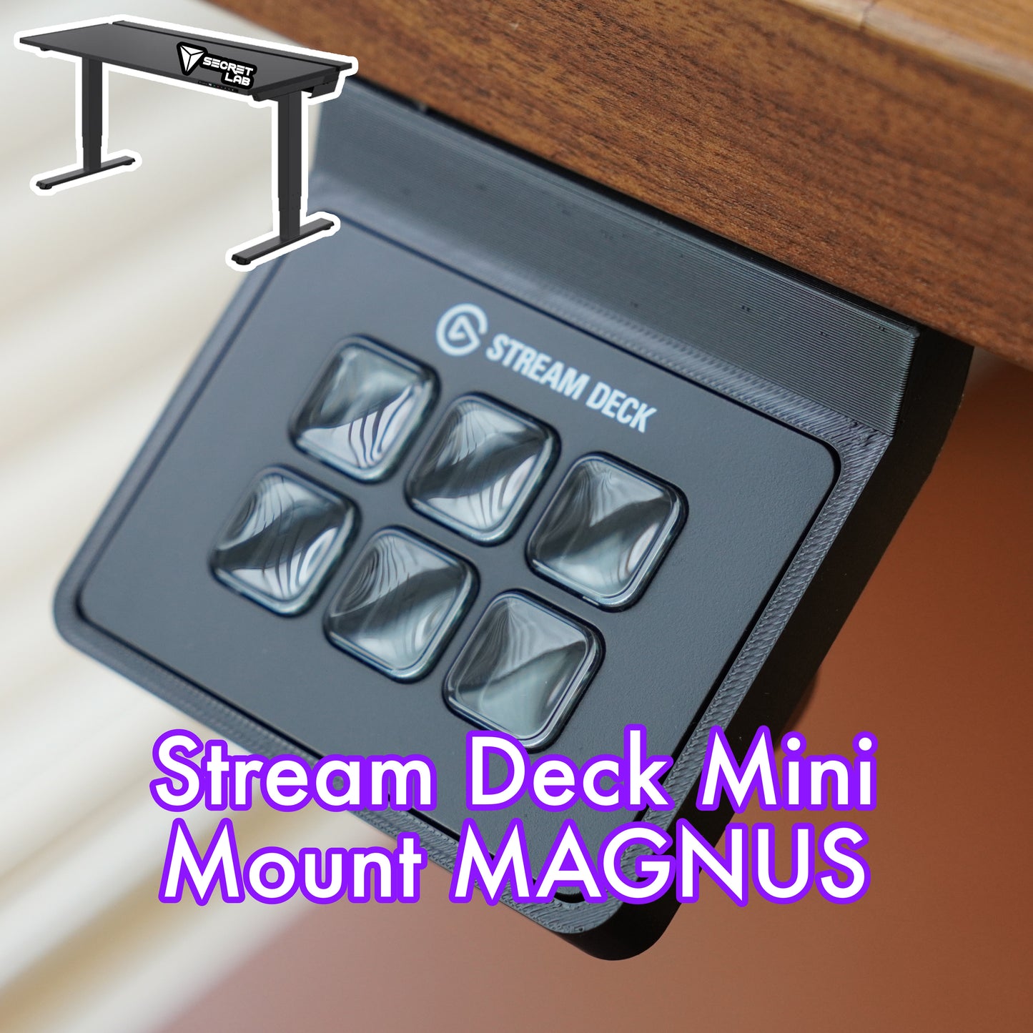 Stream Deck Mini Mount MAGNUS VERSION