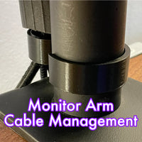 Monitor Arm Cable Manager (4-Pack)