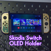 Ikea Skadis/Uppspel Switch OLED/Switch 2 Holder Set