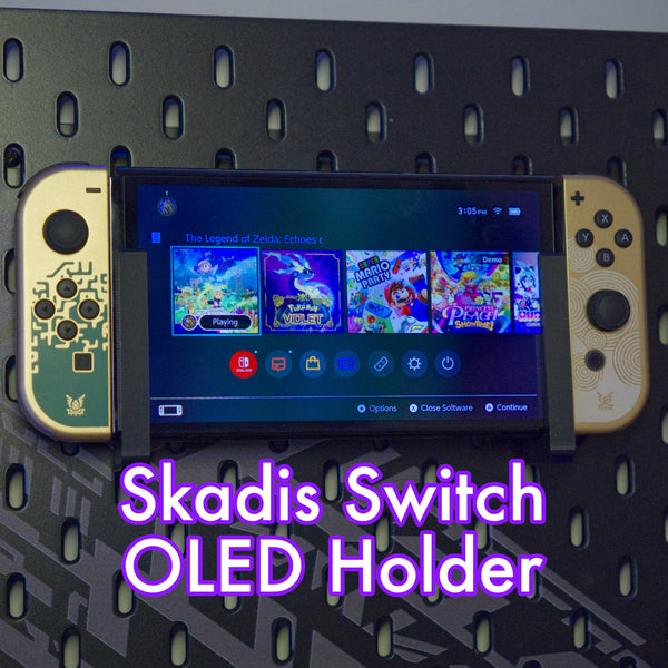 Ikea Skadis/Uppspel Switch OLED Holder Set