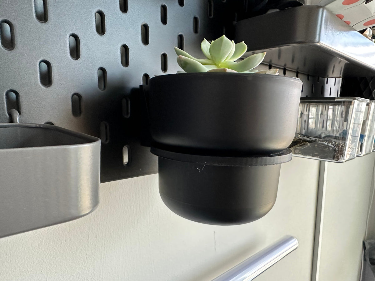IKEA SKÅDIS and UPPSPEL FÖRENLIG plant holder