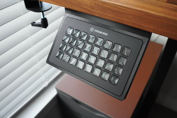 Under-Desk Mount for Elgato Stream Deck XL